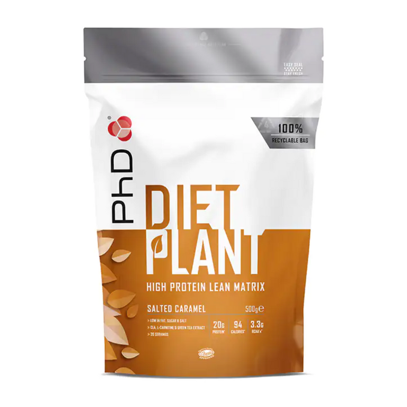 PhD Nutrition Diet Plant Salted Caramel 500g | London Grocery