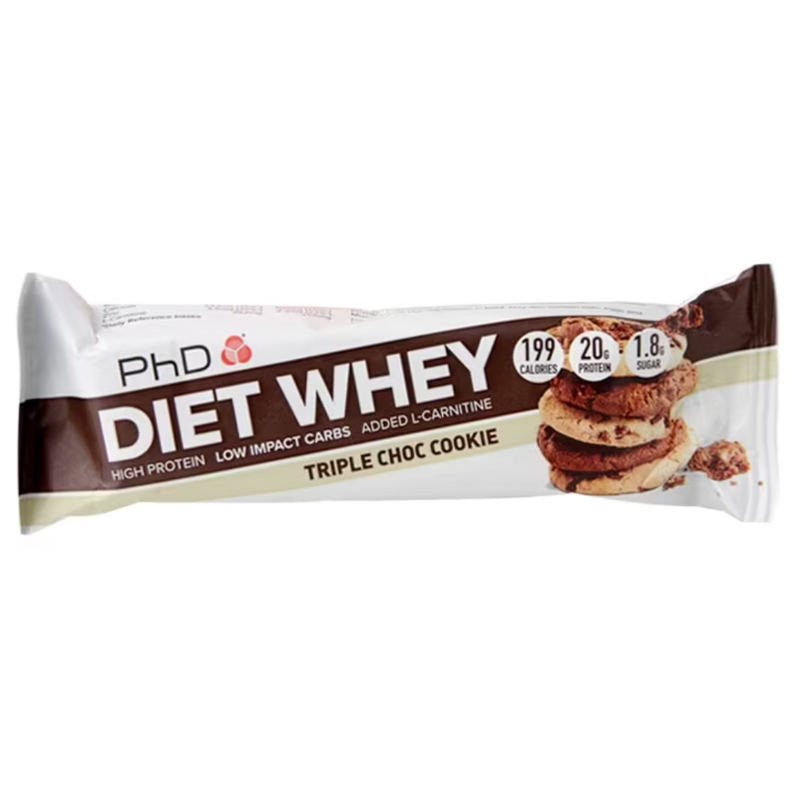 PhD Diet Whey Bar Triple Chocolate Cookie 65g | London Grocery