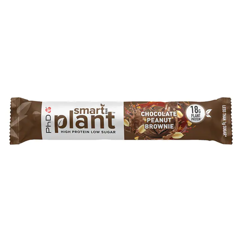 PhD Smart Bar Plant Chocolate Peanut Brownie 64g | London Grocery