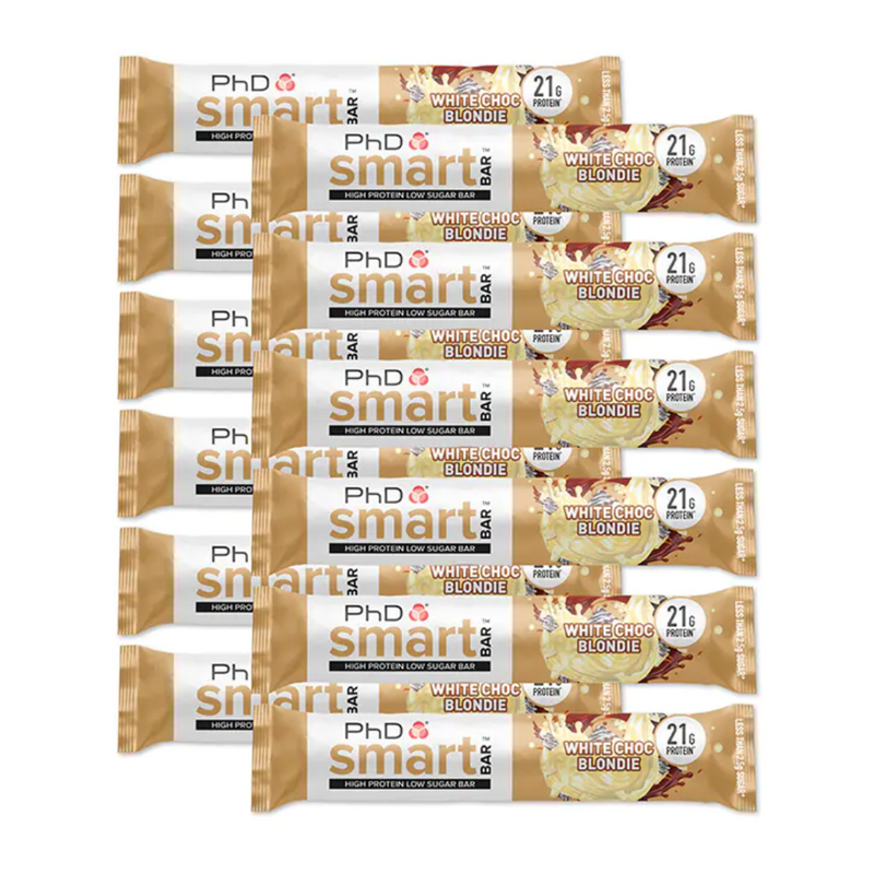 PhD Smart Bar White Chocolate Blondie 12 x 64g | London Grocery