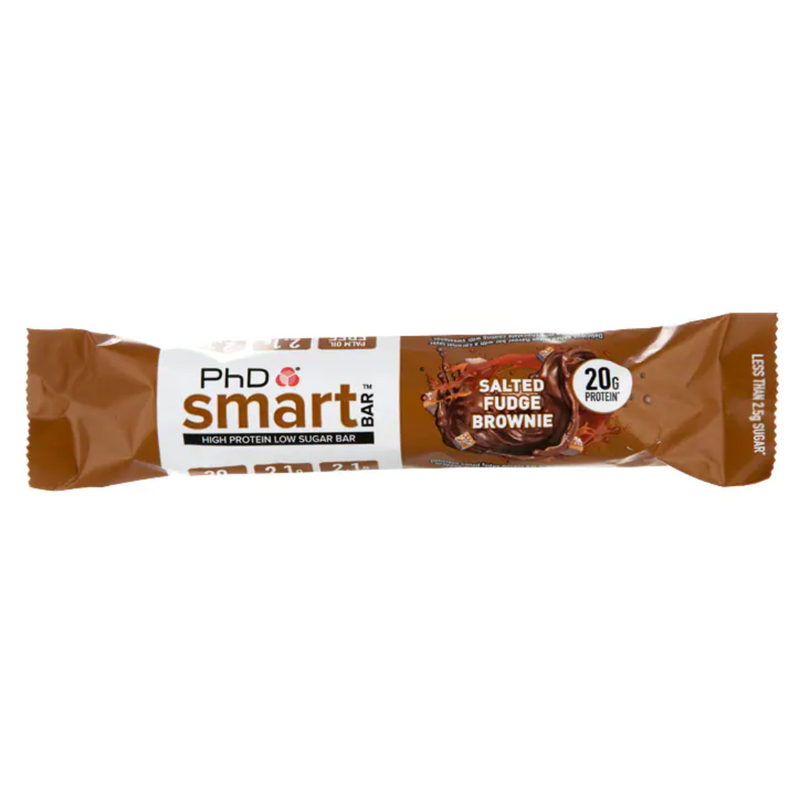 PhD Smart Bar Salted Fudge Brownie 64g | London Grocery