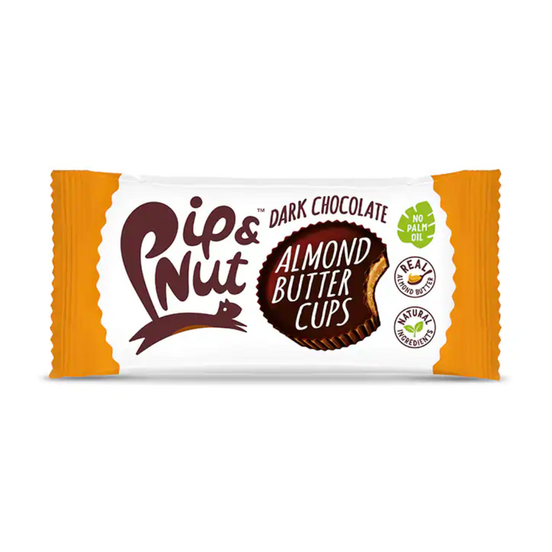 Pip & Nut Dark Chocolate Almond Butter Cups 34g | London Grocery