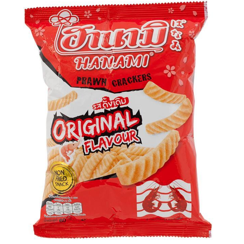 HANAMI Prawn Crackers Original Flavour 60 gr - London Grocery