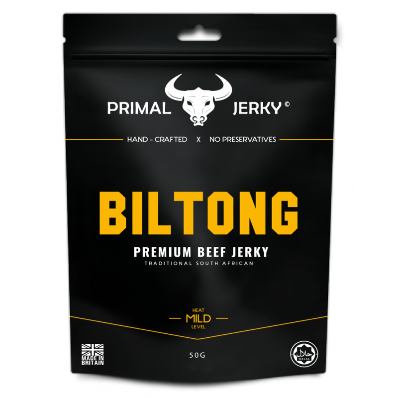 Primal Jerky Biltong Premium Beef Jerky 50gr-London Grocery