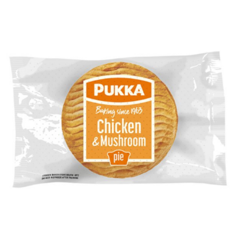 Pukka 36 Chicken & Mushroom Pie 8.1kg x 1 Pack | London Grocery