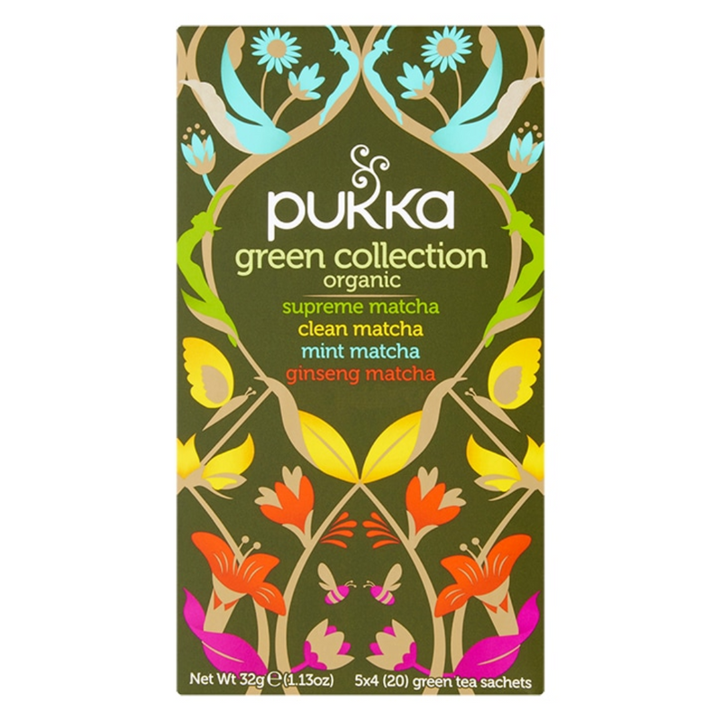 Pukka Organic Green Collection 20 Tea Bags | London Grocery