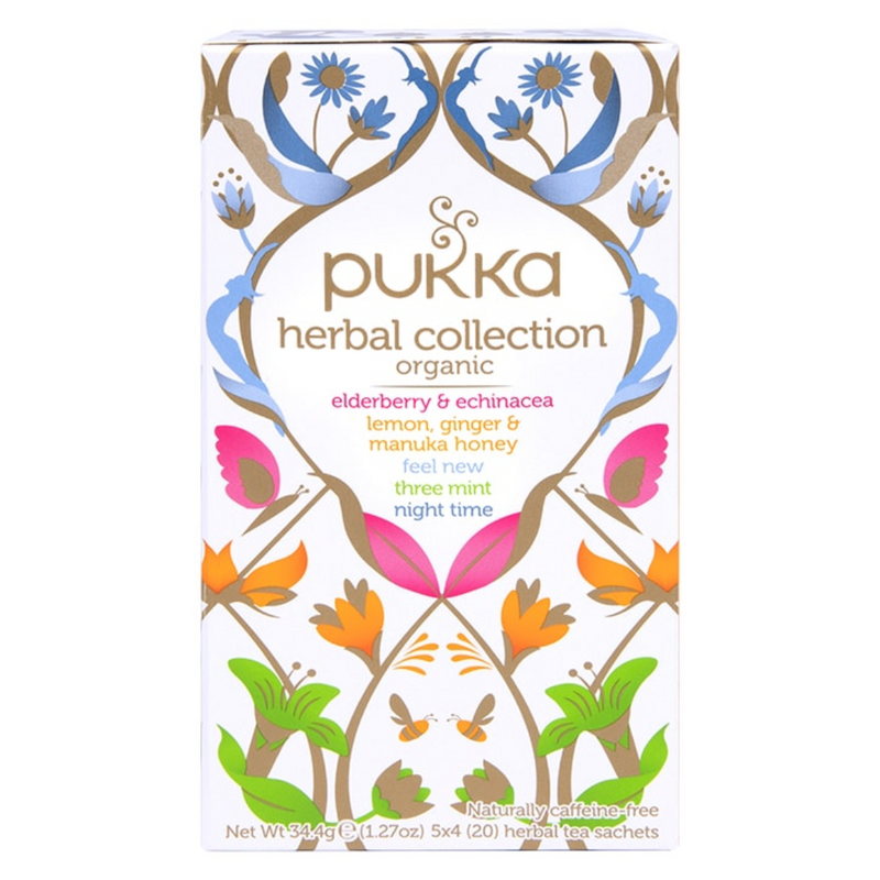 Pukka Organic Herbal Collection 20 Tea Bags | London Grocery