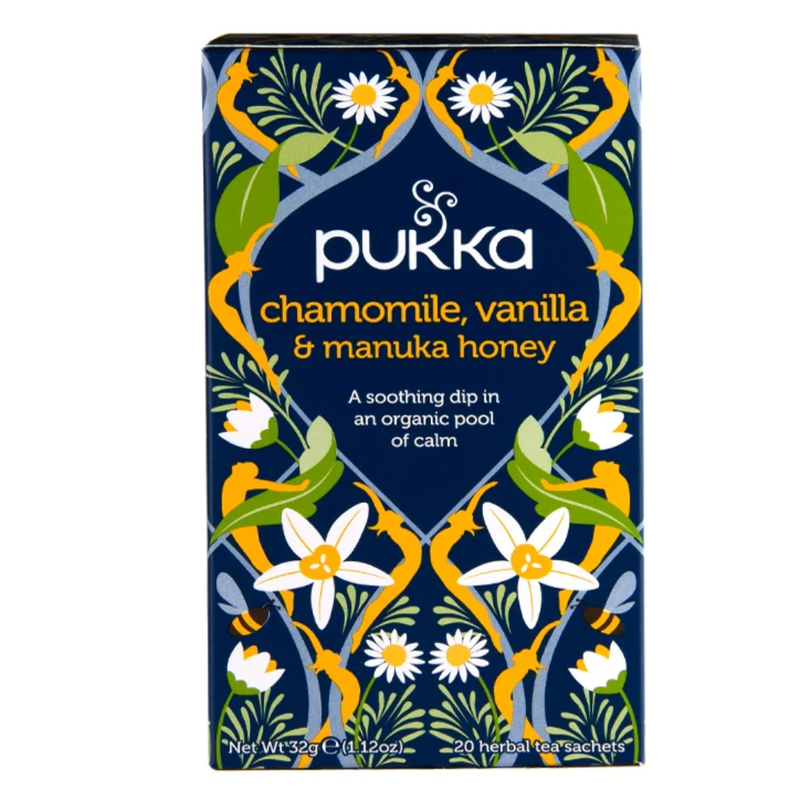 Pukka Chamomile, Vanilla & Manuka Honey 20 Tea Bags | London Grocery