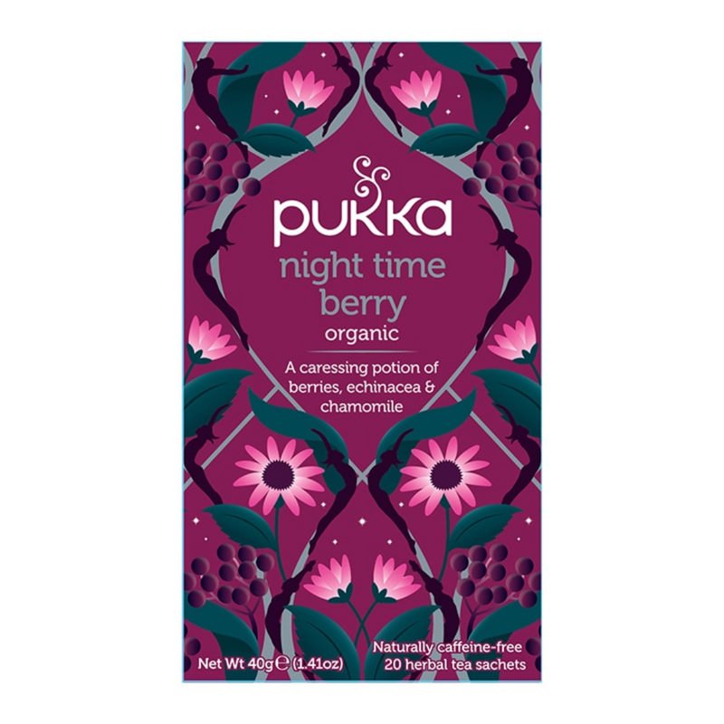 Pukka Organic Night Time Berry 20 Tea Bags | London Grocery