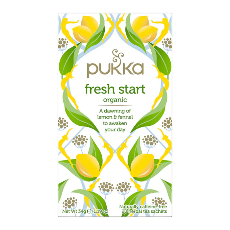 Pukka Organic Fresh Start 20 Tea Bags | London Grocery