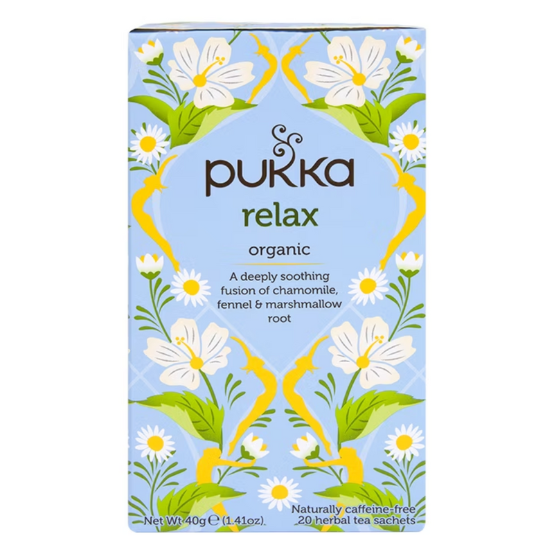 Pukka Relax Tea 20 Tea Bags | London Grocery
