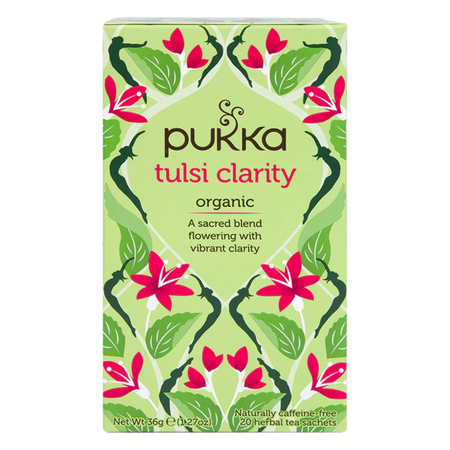 Pukka Organic Tulsi Clarity 20 Tea Bags | London Grocery