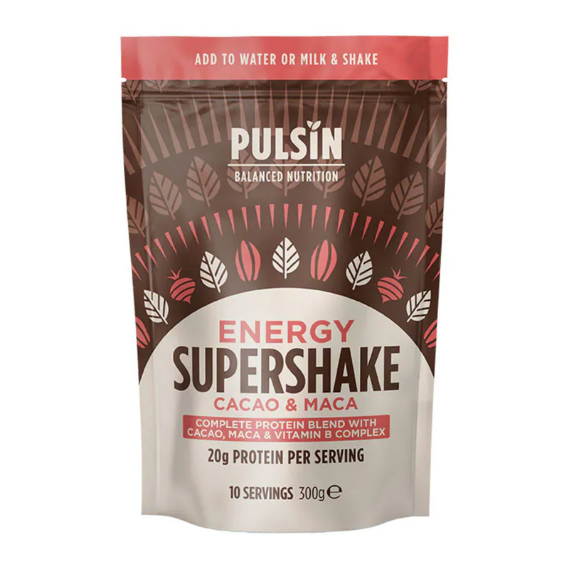Pulsin Supershake Energy Cacao & Maca 300g | London Grocery