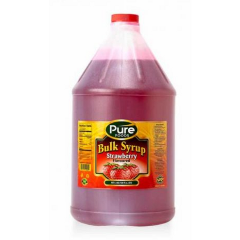 Pure Bulk Strawberry Syrup 4 x 3.8L | London Grocery
