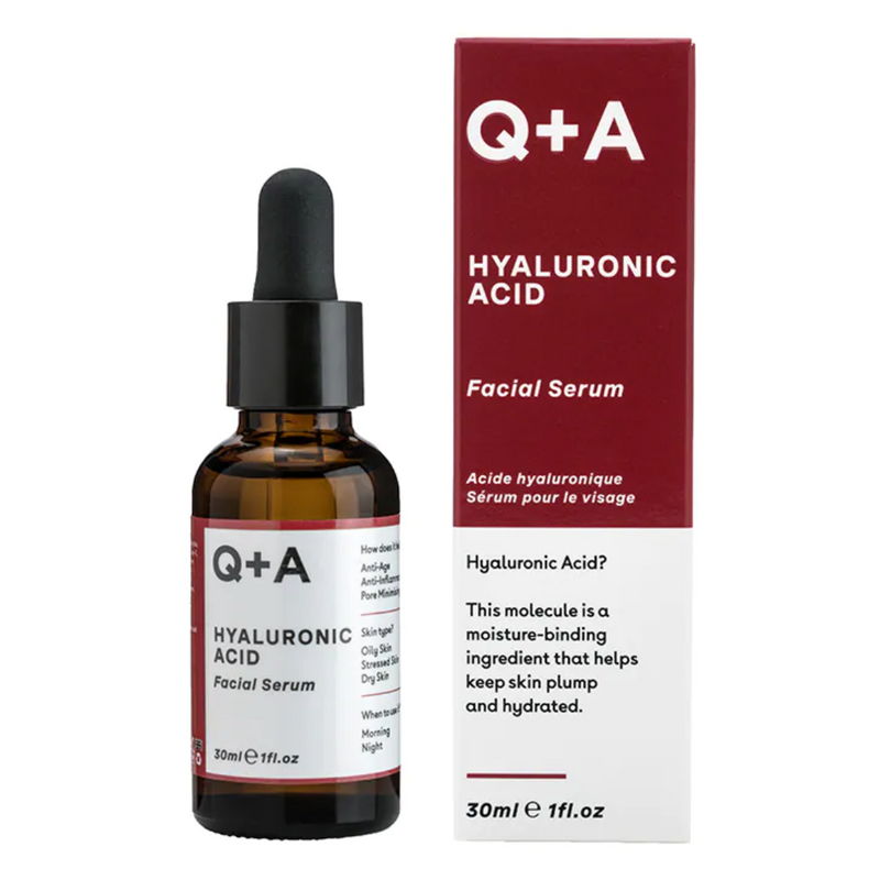 Q+A Hyaluronic Facial Serum - 30 ml | London Grocery