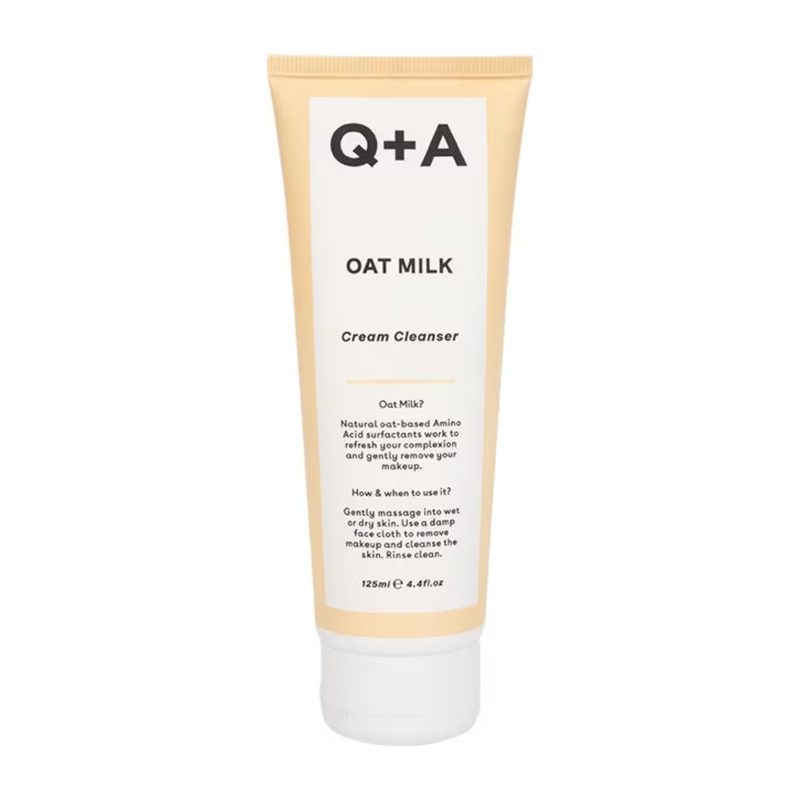 Q+A Oat Milk Cream Cleanser 125ml | London Grocery