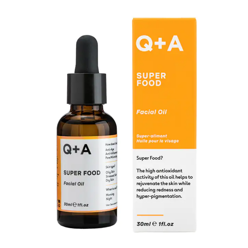 Q+A Superfood Facial Oil - 30ml | London Grocery