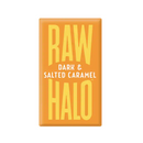 Raw Halo Vegan Dark & Salted Caramel Raw Chocolate 22g | London Grocery