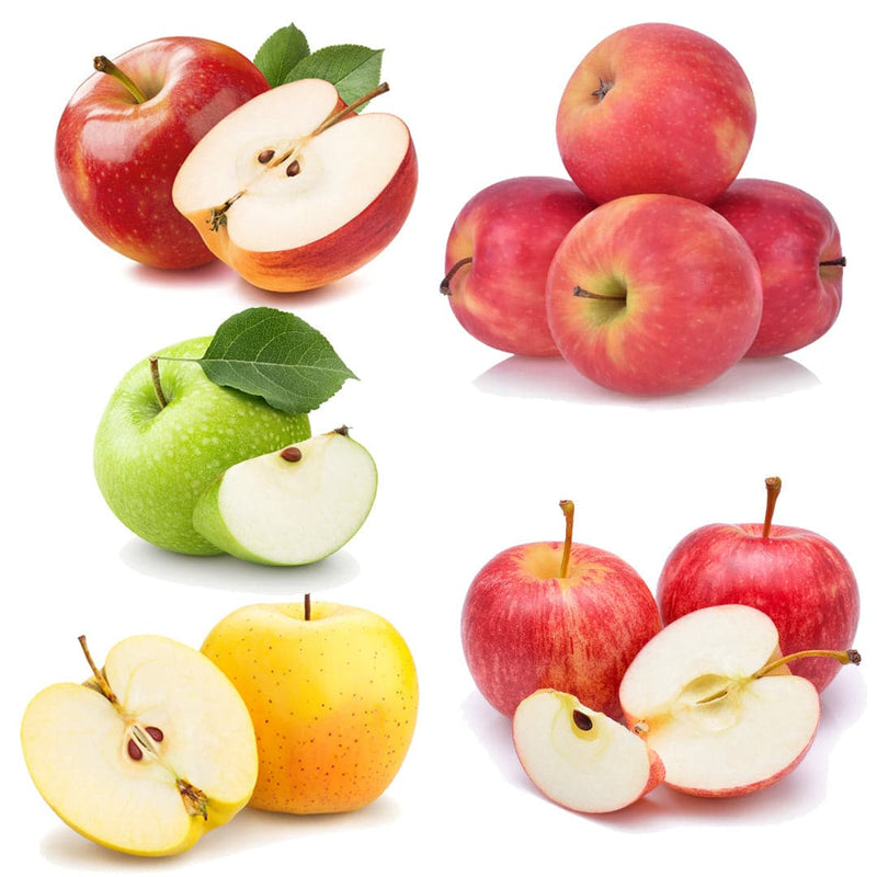 Apple Rainbow Box | 5 Ingredients | Red Apple |Golden Apple |Green Apple | Royal Gala Apple |Pink Lady Apple  | London Grocery