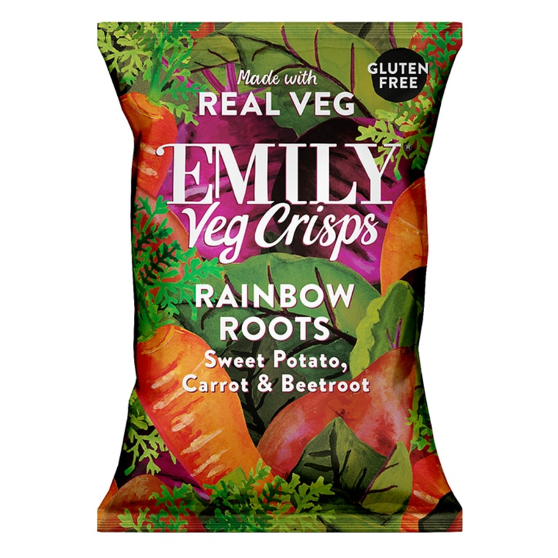 Emily Veg Crisps Rainbow Roots 30g | London Grocery