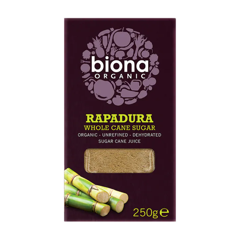 Biona Organic Rapadura Wholecane Sugar 250g | London Grocery