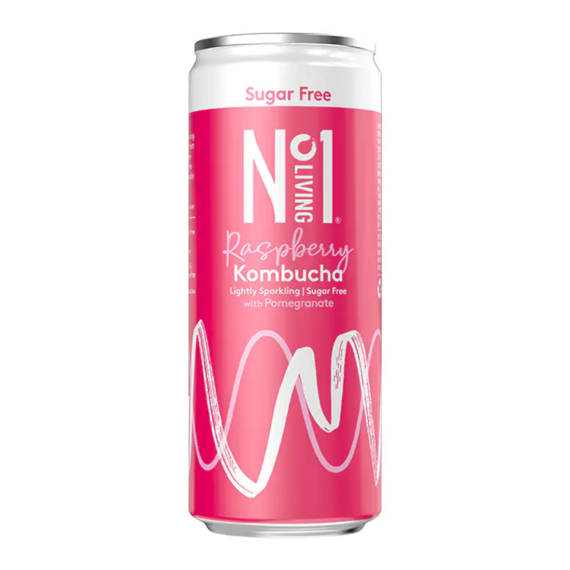 No.1 Living Raspberry Sugar Free Kombucha 250ml | London Grocery