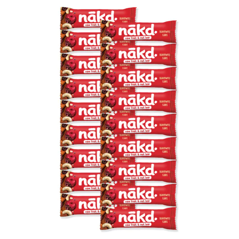Nakd Raw Fruit & Nut Bar Bakewell Tart 18 x 35g | London Grocery