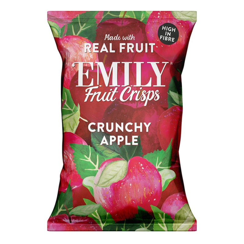 Emily Fruit Crisps Crunchy Red Apple 30g | London Grocery