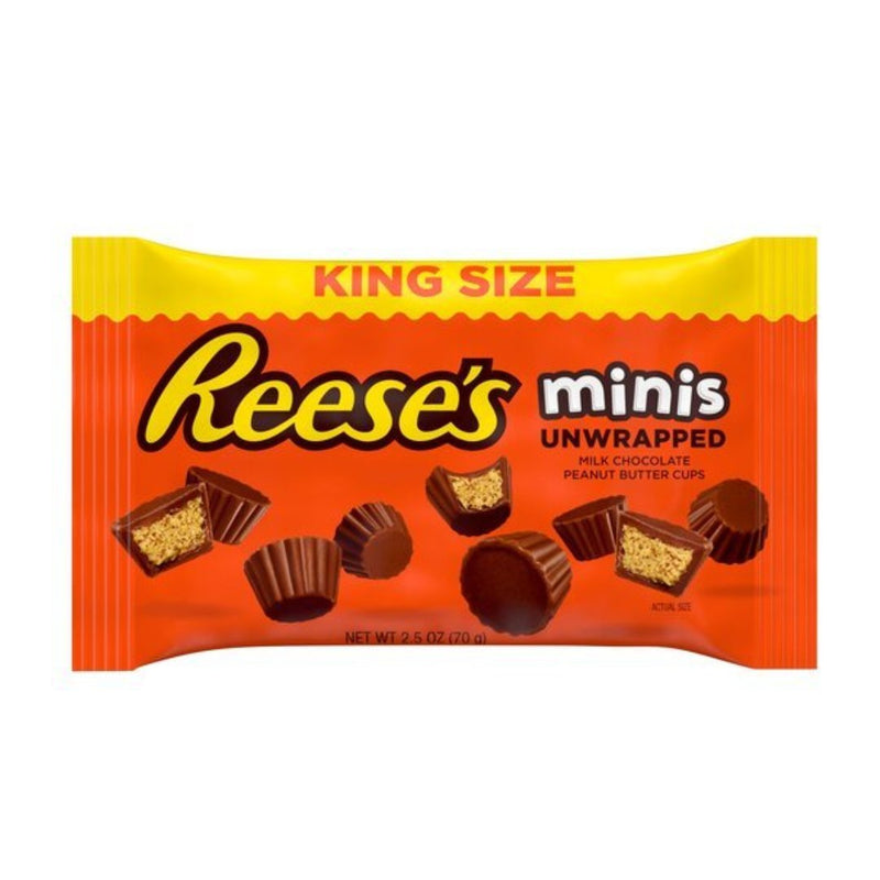 Reeses Milk Chocolate Peanut Butter Cups Minis 70gr-London Grocery