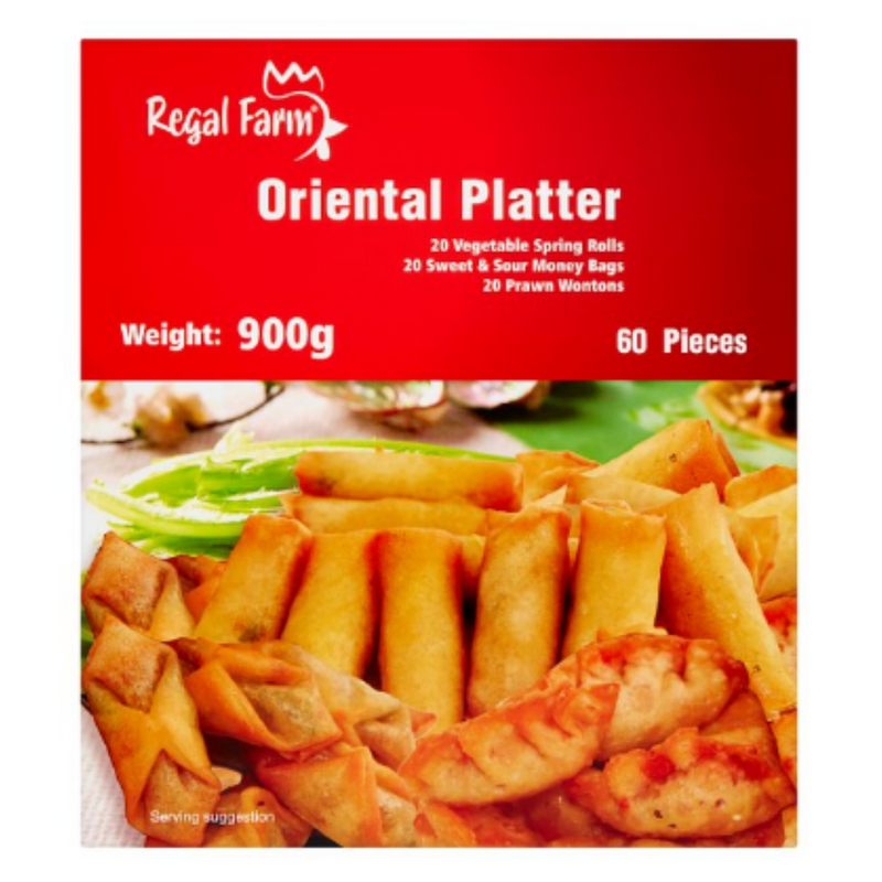 Regal Farm Oriental Platter 60 Pieces 900g x 1 Pack | London Grocery