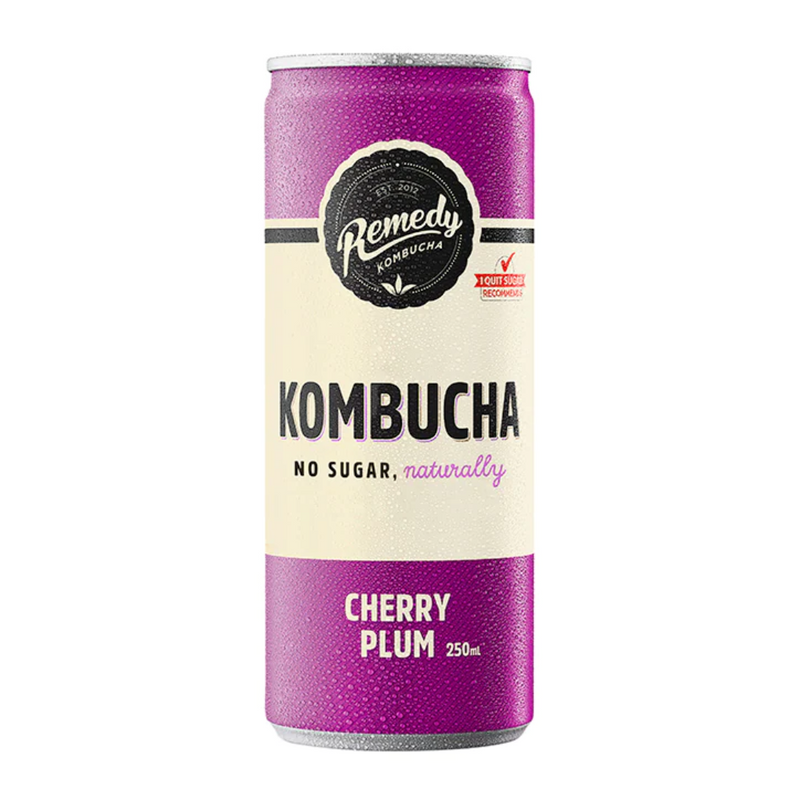 Remedy Kombucha Cherry Plum 250ml | London Grocery