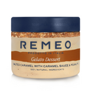 Remeo Gelato Salted Caramel with Caramel Sauce & Peanuts 430ml -London Grocery