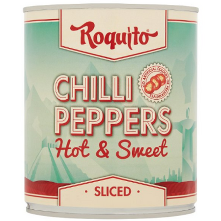 Roquito Sliced Chilli Peppers Hot & Sweet 822g x 12 - London Grocery