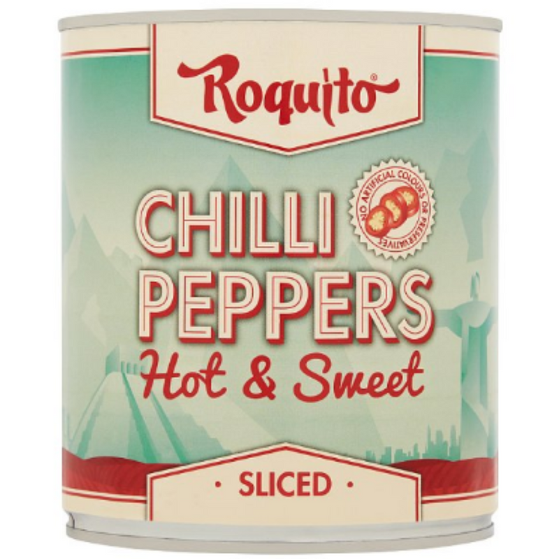 Roquito Sliced Chilli Peppers Hot & Sweet 822g x 1 - London Grocery