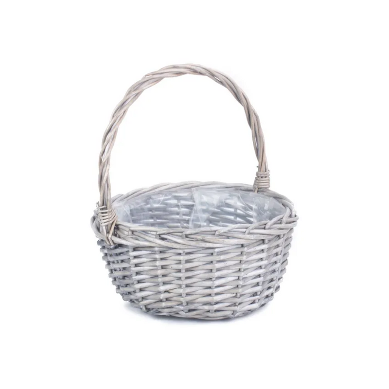 Medium Round Flower Basket | London Grocery