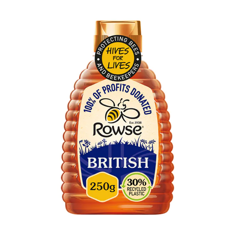 Rowse Squeezy British Honey 250g | London Grocery