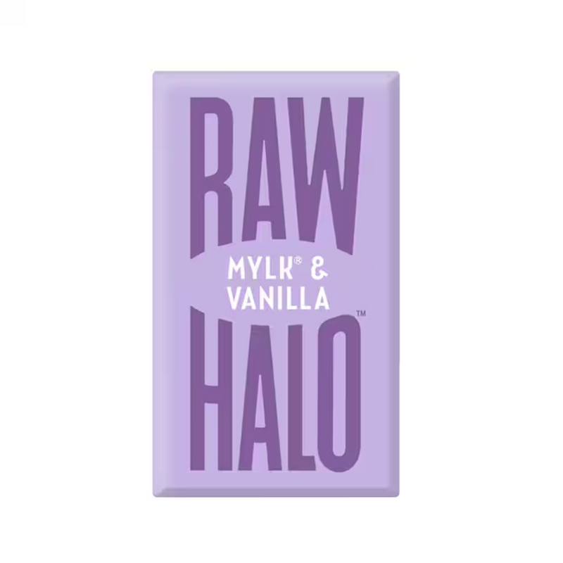 Raw Halo Vegan Mylk & Vanilla Raw Chocolate 22g | London Grocery