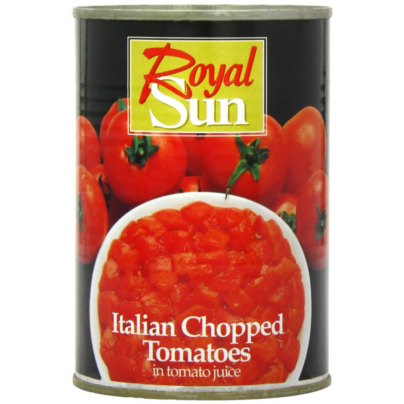 Royal Sun Chopped Tomatoes 24 x 400g | London Grocery