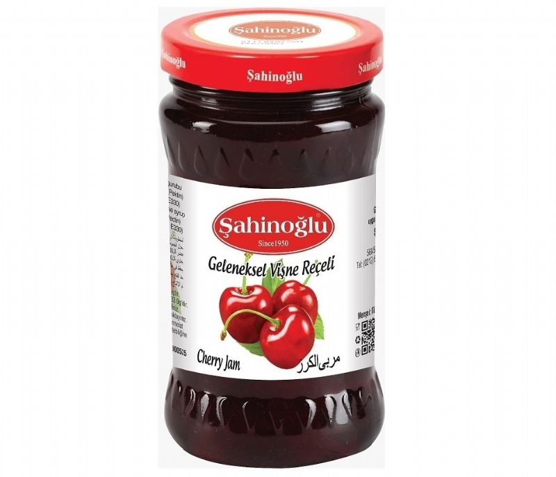 Sahinoglu Cherry Jam 380gr -London Grocery