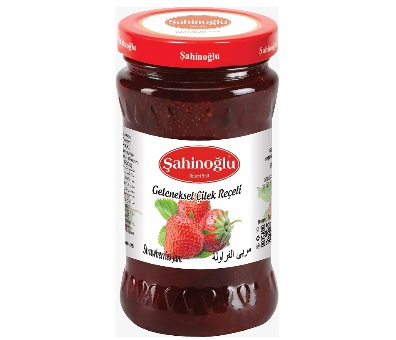 Sahinoglu Strawberry Jam 380gr -London Grocery