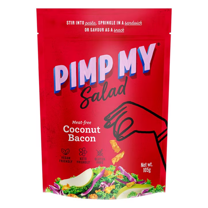 Pimp My Salad Coconut Bacon Recyclable Value Pack 105g | London Grocery