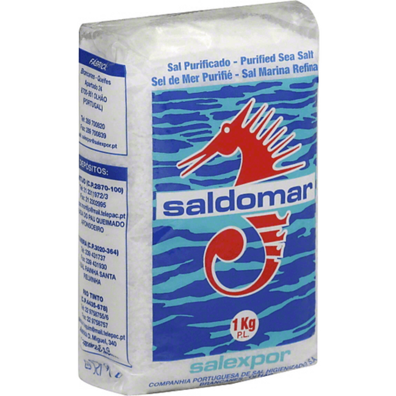 Saldomar Coarse Sea Salt 1kg | London Grocery