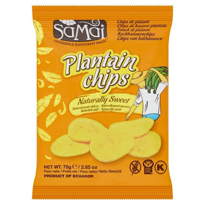Samai Sweet Plantain Chips 75gr-London Grocery