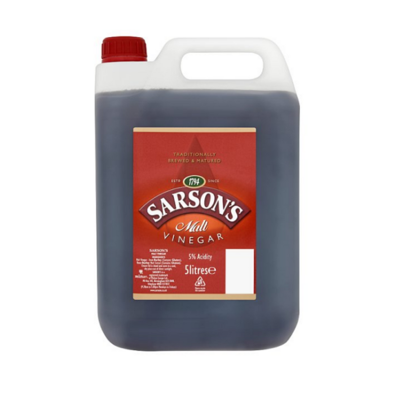 Sarson's Malt Vinegar 5 Litres x 2 cases   - London Grocery