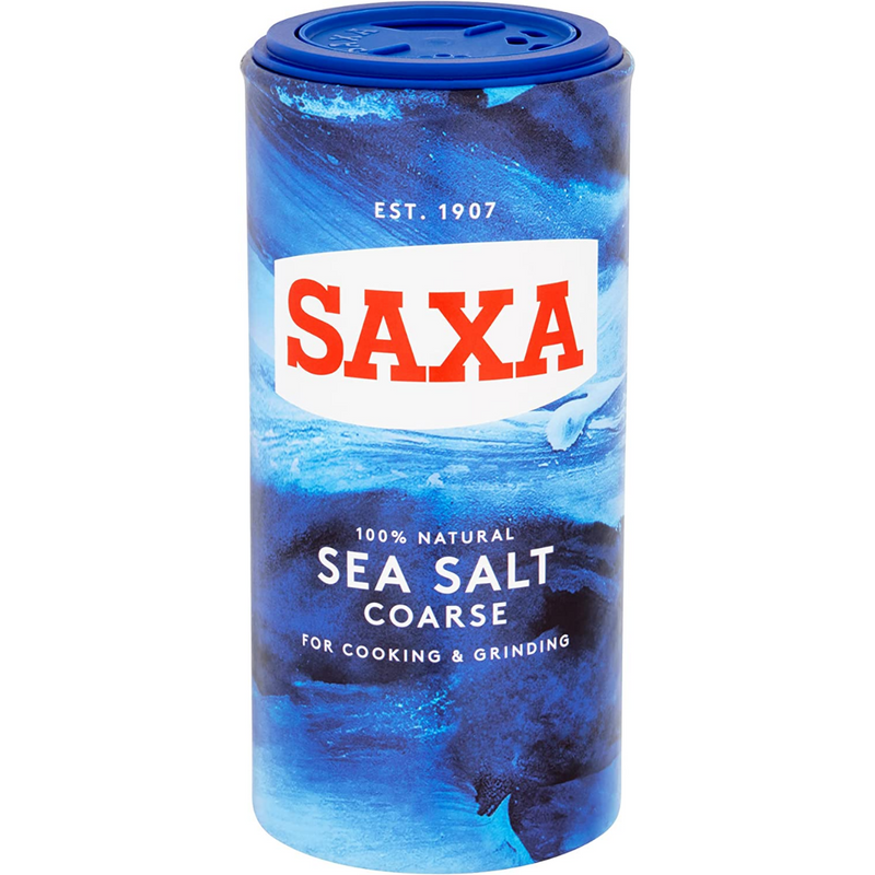 Saxa Sea Salt Coarse 6 x 350g | London Grocery