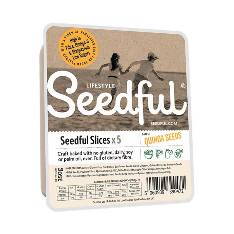 Seedful Gluten Free Quinoa Loaf Slices 350g | London Grocery