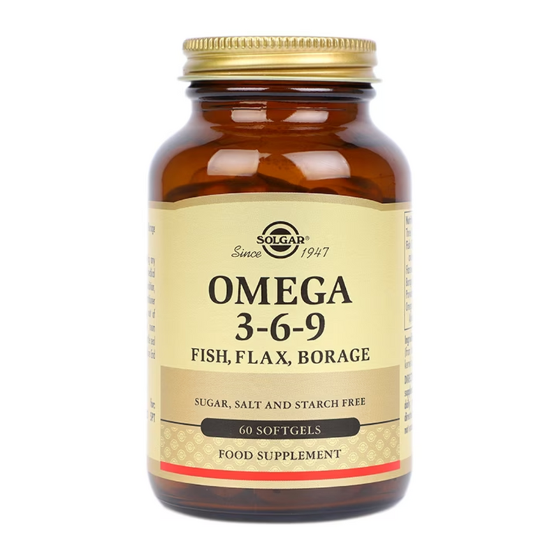 Solgar Omega 3-6-9 Fish, Flax, Borage 60 Softgels | London Grocery