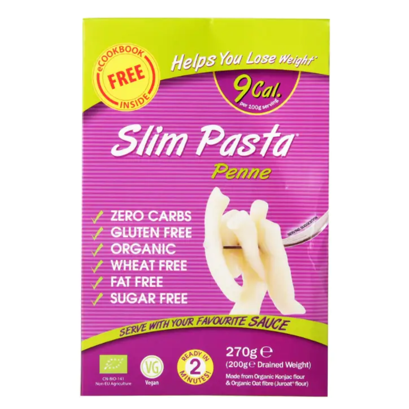 Eat Water Organic Slim Pasta Penne 270g | London Grocery