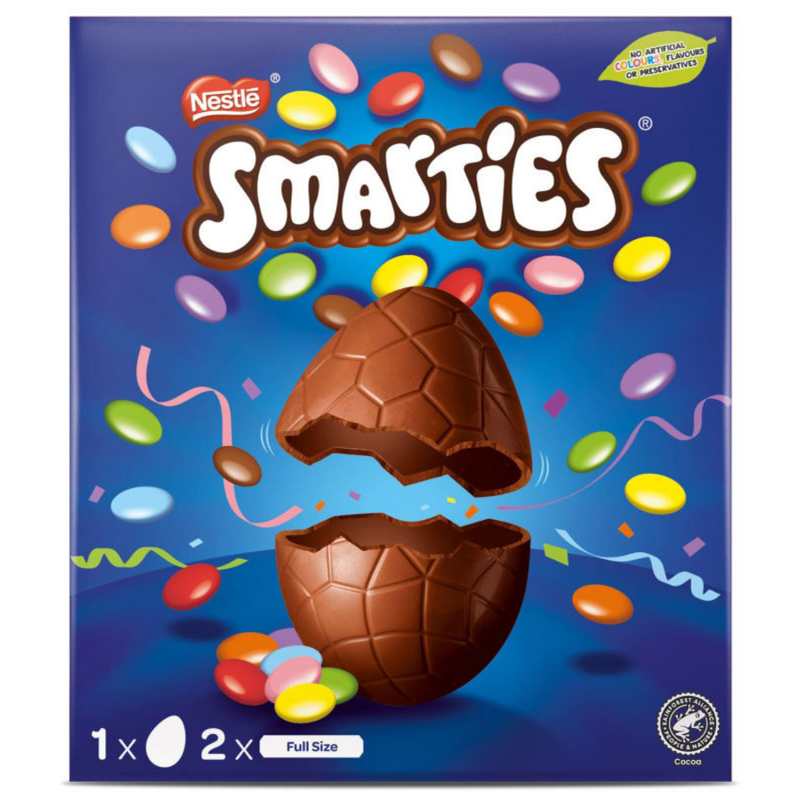 Smarties Milk Chocolate Egg 226gr | London Grocery