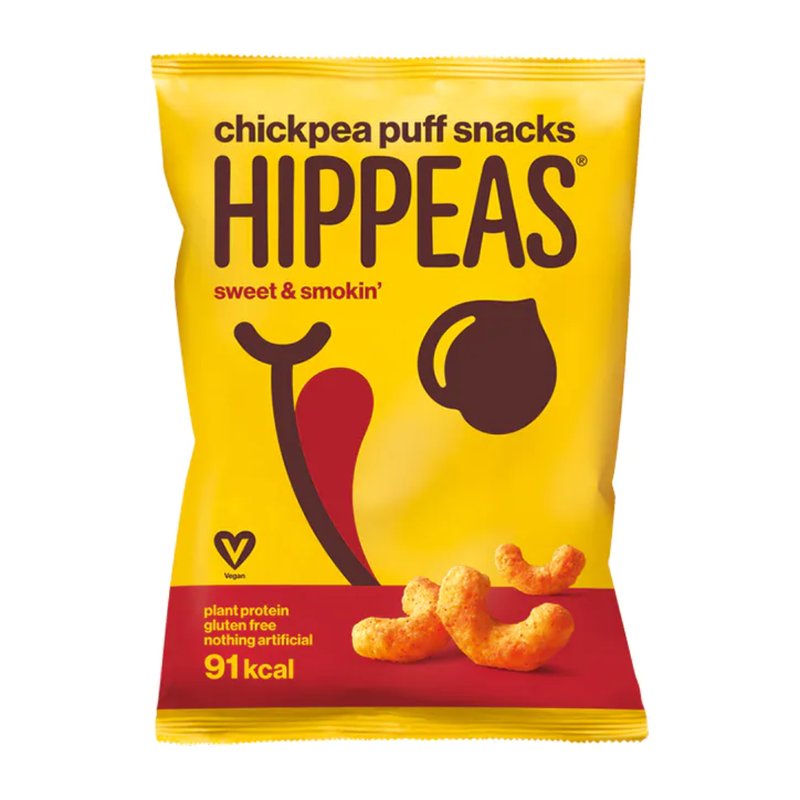 Hippeas Chickpea Puff Snacks Sweet & Smokin 22g | London Grocery